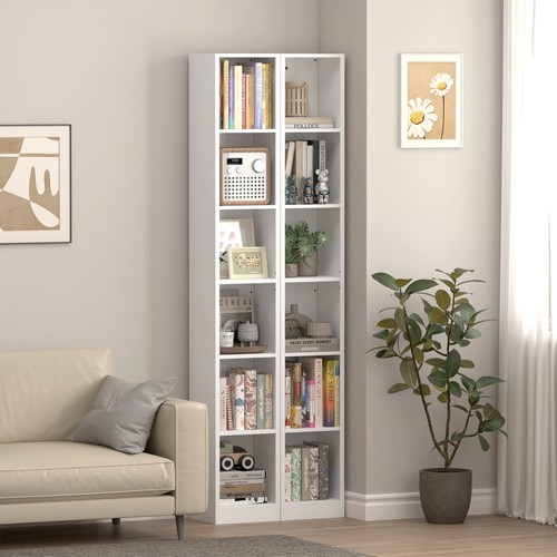 Tier metal bookshelf - 6-tier,